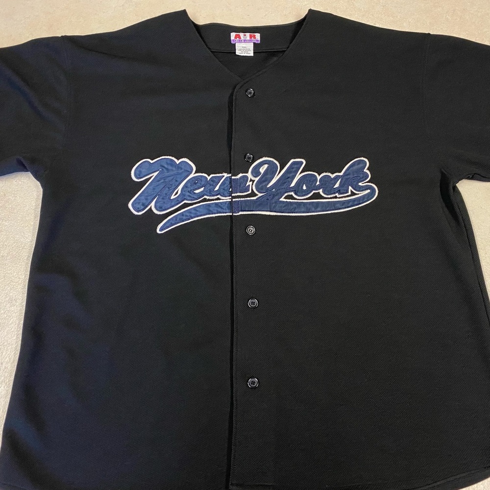 Vintage Air Gear New York baseball jersey black